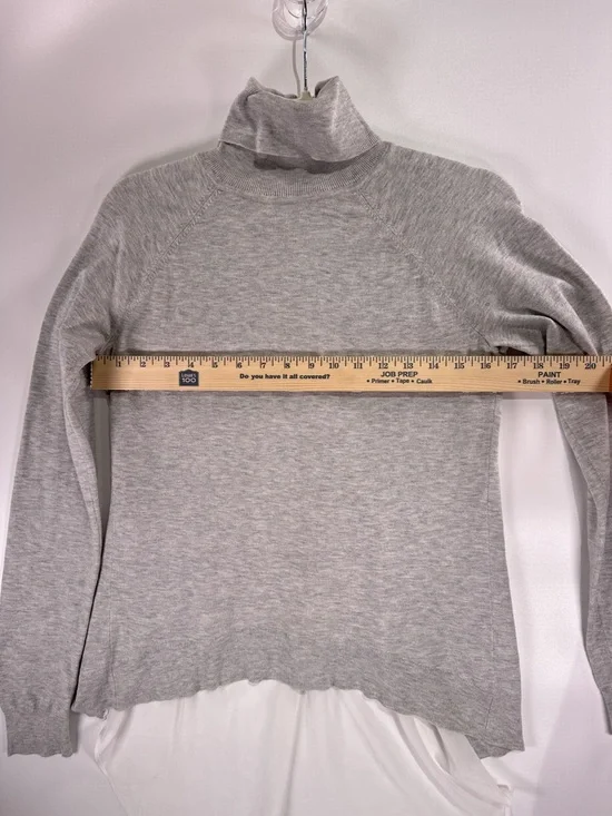 Karen Millen Grey Ribbed Crew Neck Top - Picture 8 of 9